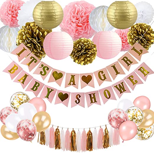 girl baby shower decoration kit