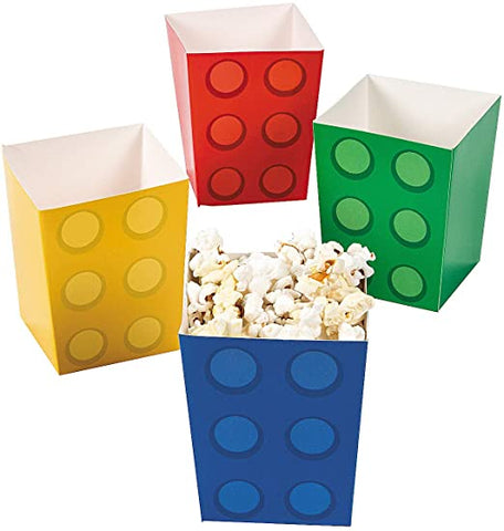 Block Party Popcorn Boxes 