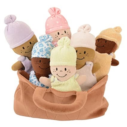 Basket of Babies Creative Minds Plush Dolls