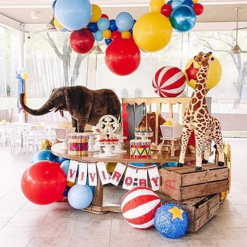 circus-themed baby shower