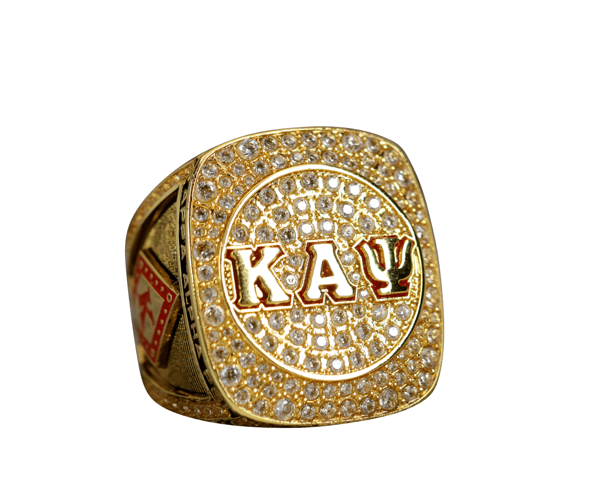 Kappa Alpha Psi Woven Key Chain with Carabiner-kapkey2