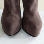Behnaz Kanani Suede Boots with Embroidery Size 38
