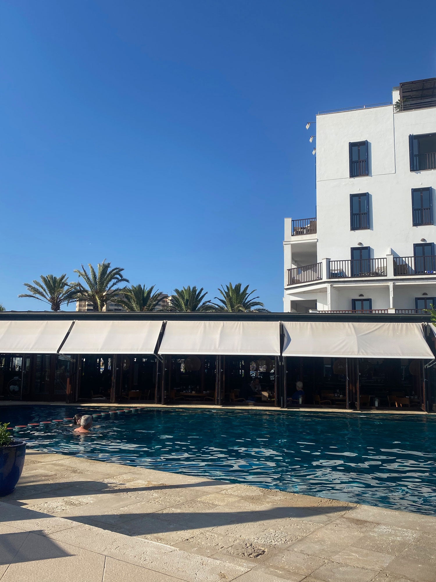 Portixol Hotel saltwater swimming pool, Palma de Mallorca