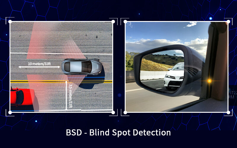 77GHz Universal Car Radar Blind Spot Sensor System