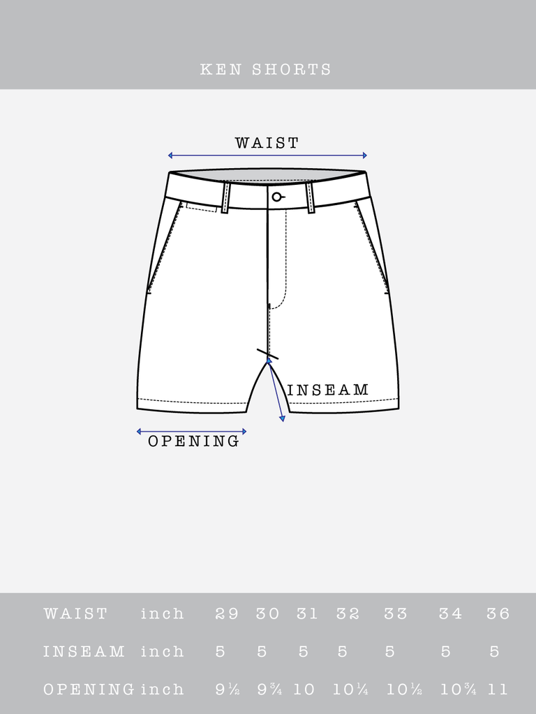 Ken Size Chart - ID Menswear