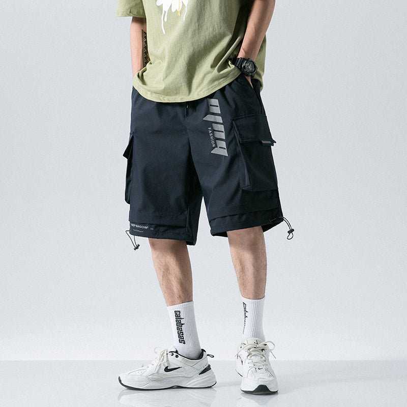 reflective cargo shorts