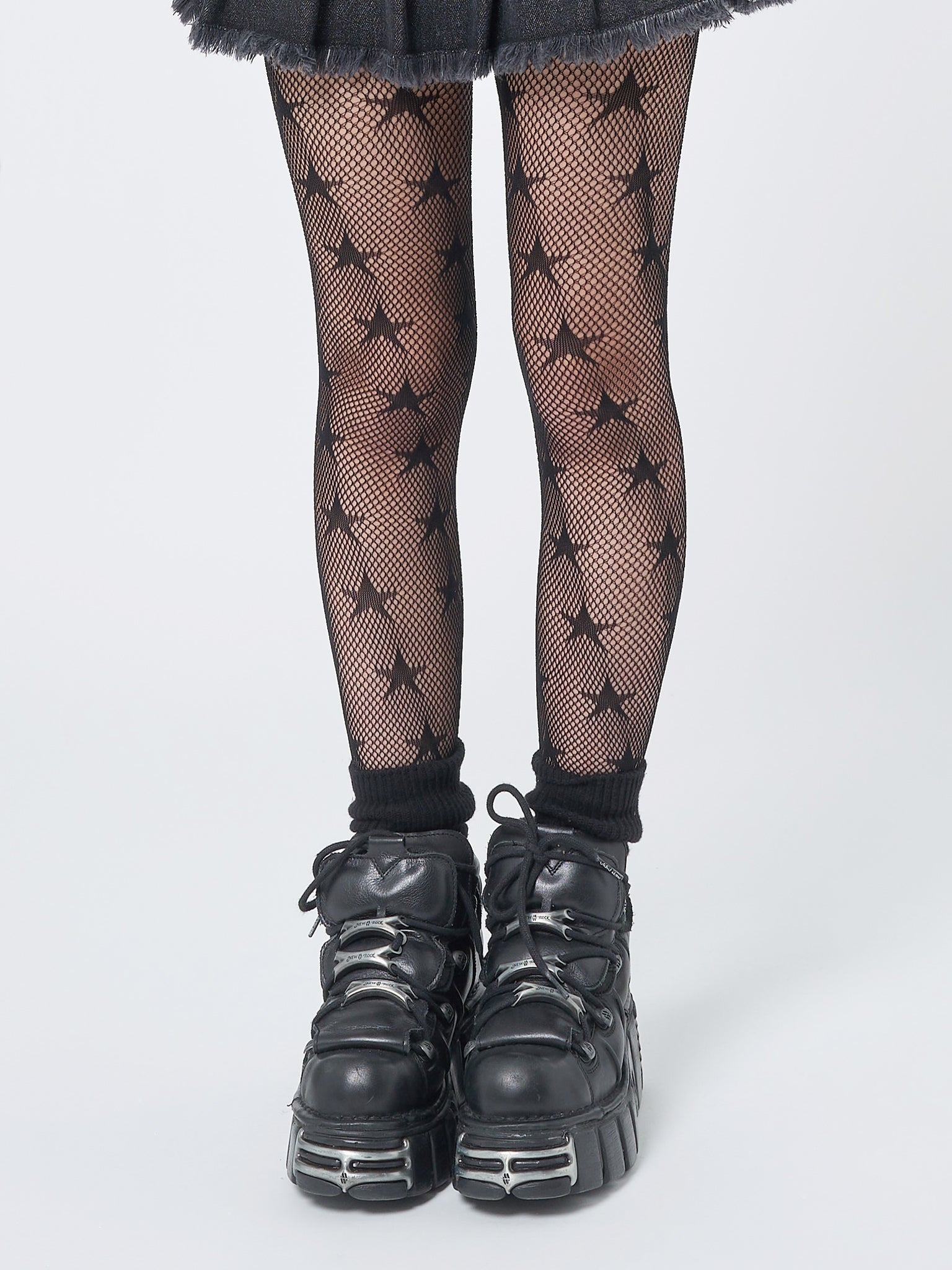 Atomic Skull Fishnet Stockings