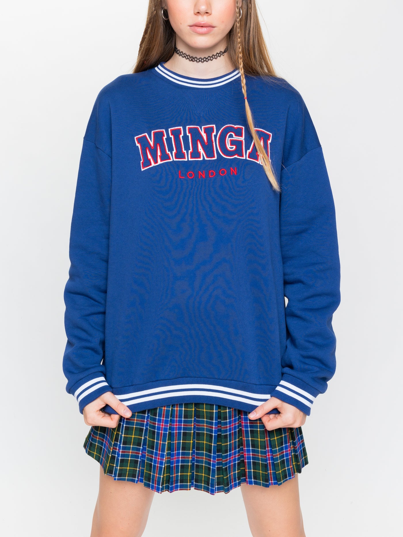 Minga Sporty Sweater in Blue | Minga London