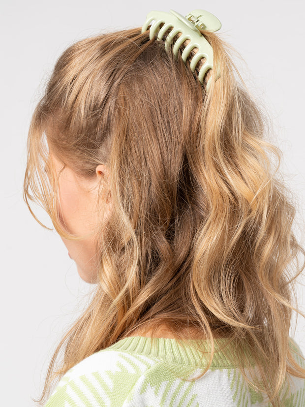 Sage Green Hair Claw Clip Minga London