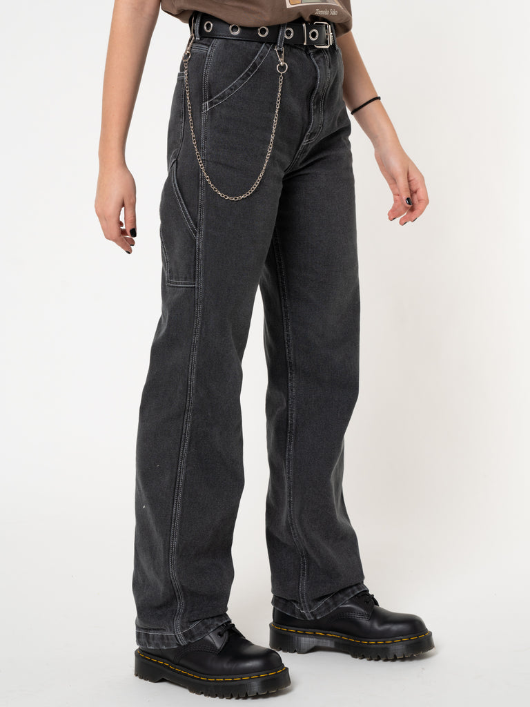 black carpenter pants