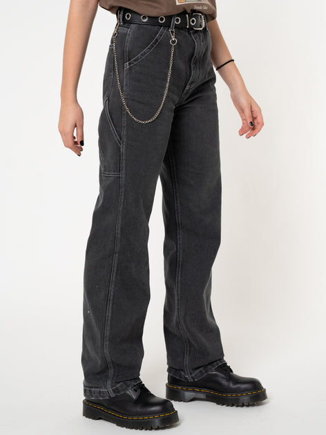 Carpenter Jeans in Washed Black – Minga London