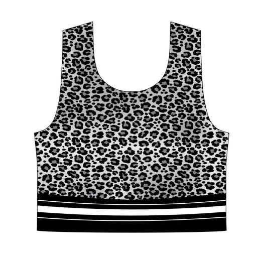 🖤 Oalka Cheetah Print Cropped Workout Tank Top - Depop