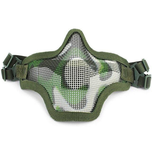 AIRSOFTA MZ-082 Airsoft Half Face Steel Mesh Mask