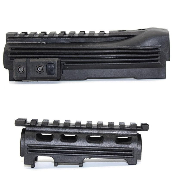 APLUS Black AK 47 RIS Polymer Handguard with Picatinny Black