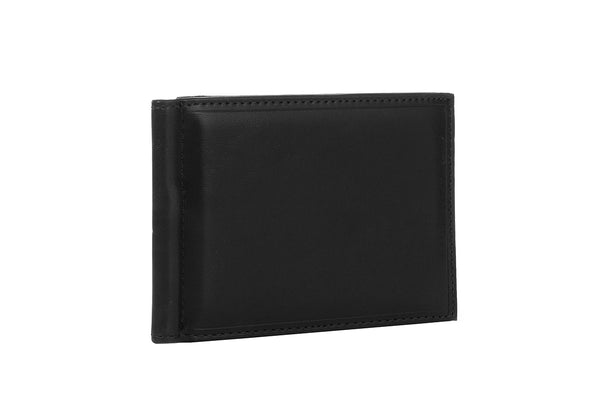 Leather Money Clip With Card Slots And Bill Holder – Nicole