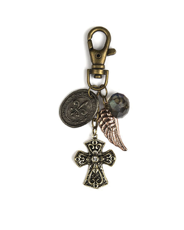 Monarch M-initial keychain a (2 pk) – Nicole Brayden Gifts