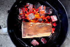 BBQ Ash Catcher and Fire Basket cleaning tips, hot coals and wood log 