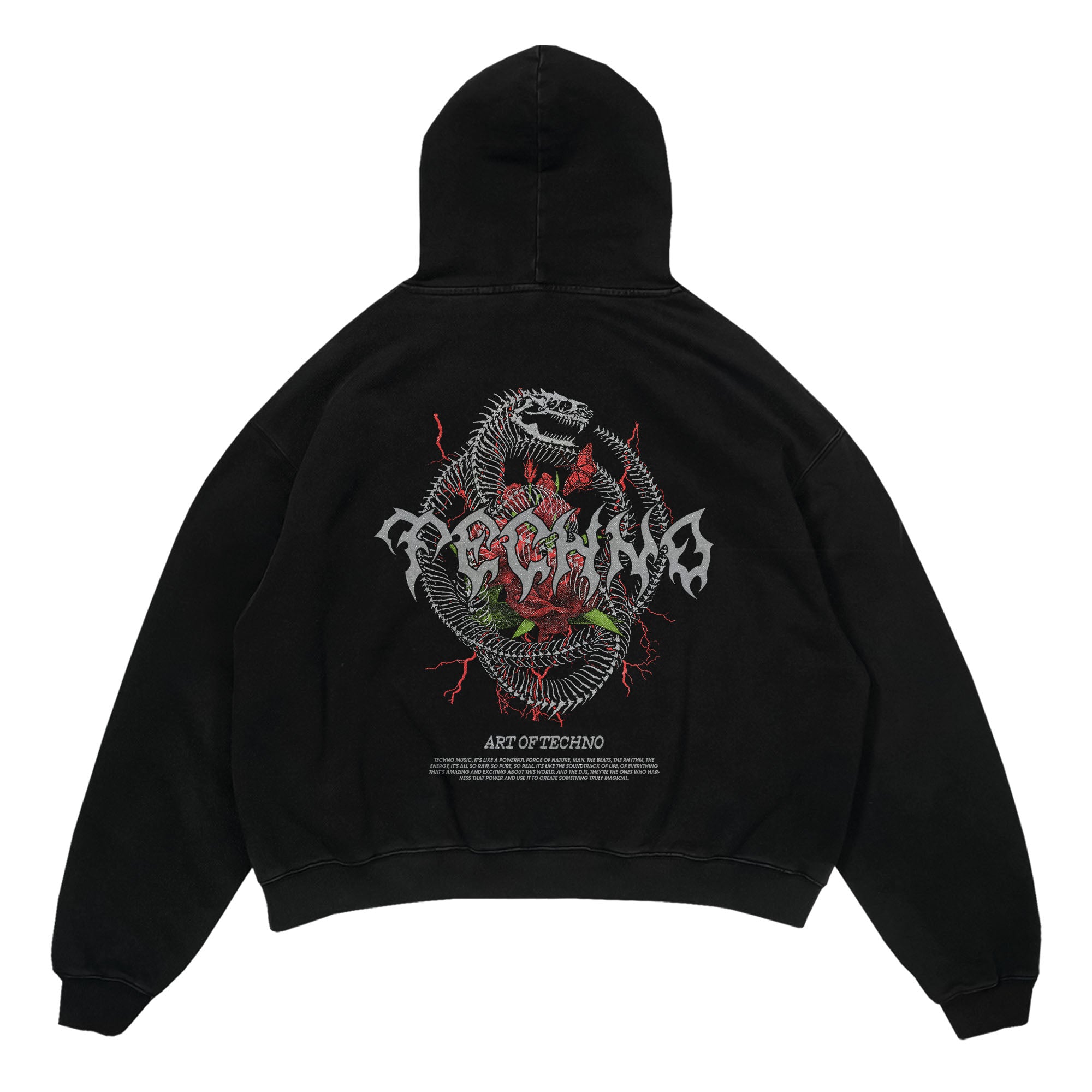 Techno Serpent Oversized Hoodie – Art Of Techno