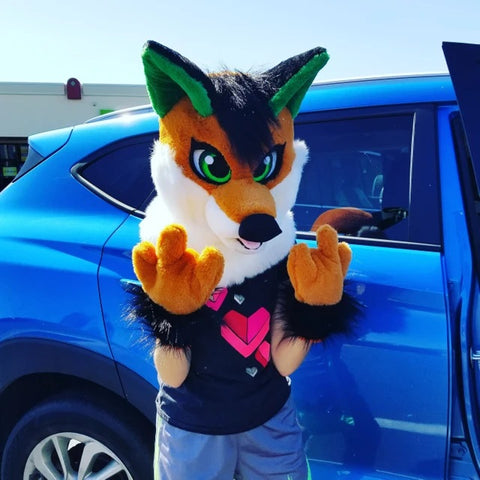 Fox furry suit for kids