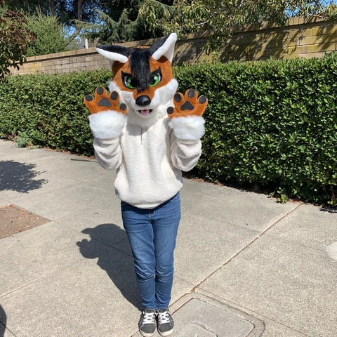 Fox furry suit for kids