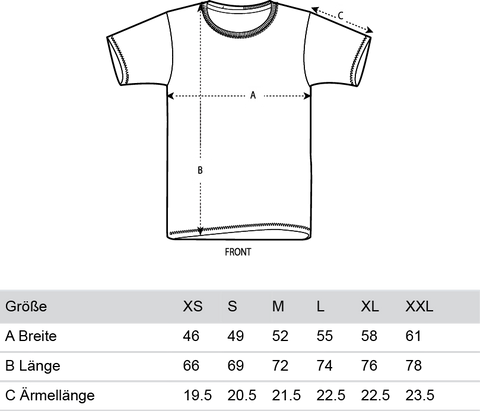 stanley stella size guide größentabelle