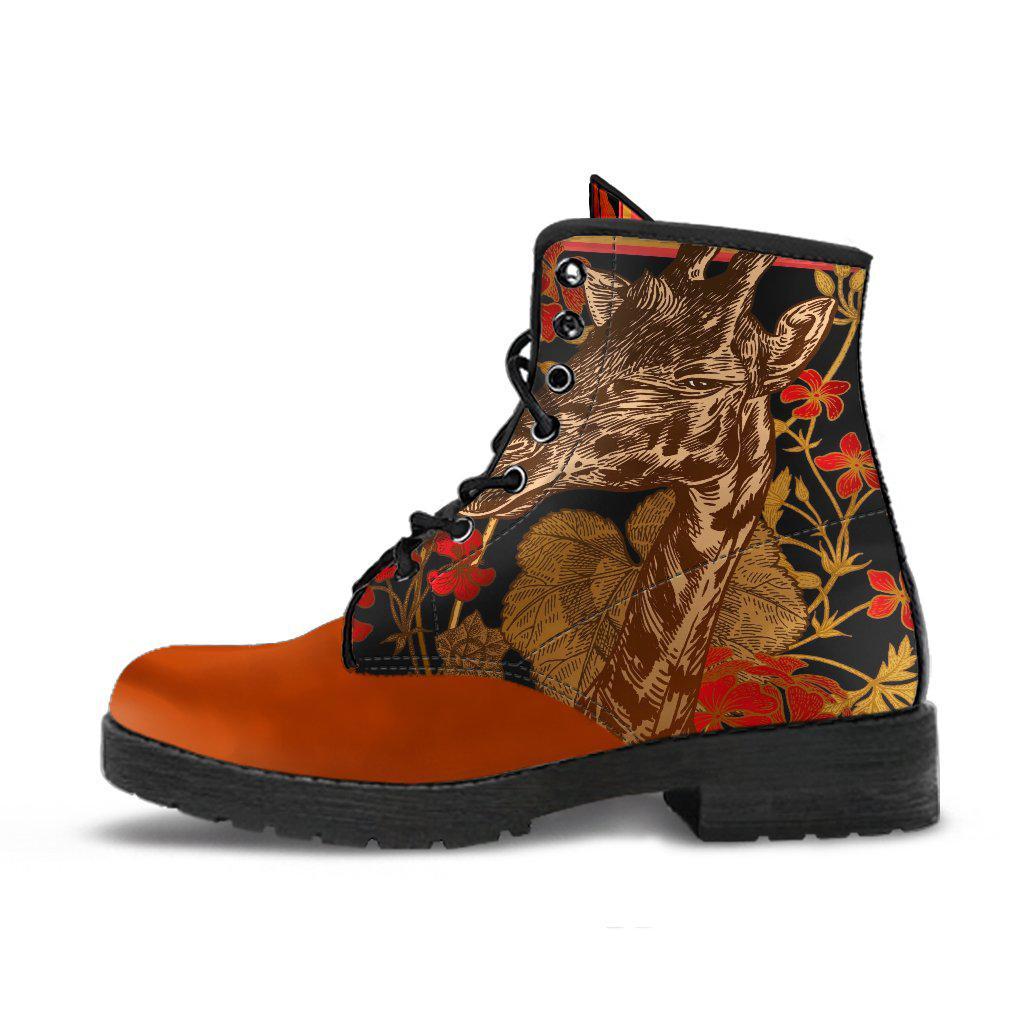 burnt orange womens boots