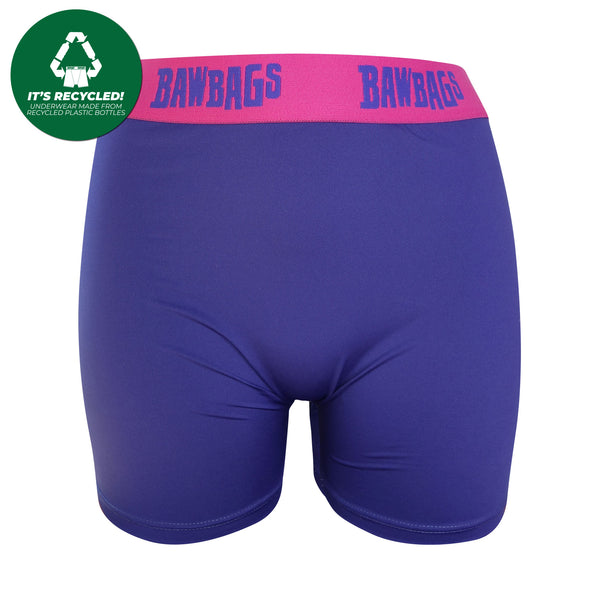 Womens Techno Tartan Boxer Shorts from Bawbags!