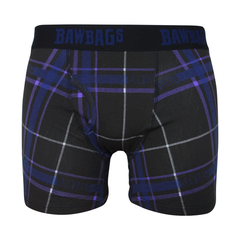 dark tartan comfortable cotton boxer shorts