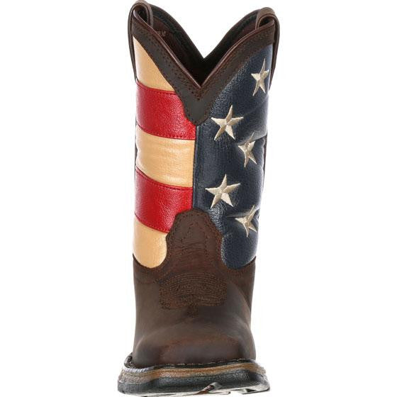 steel toe american flag boots