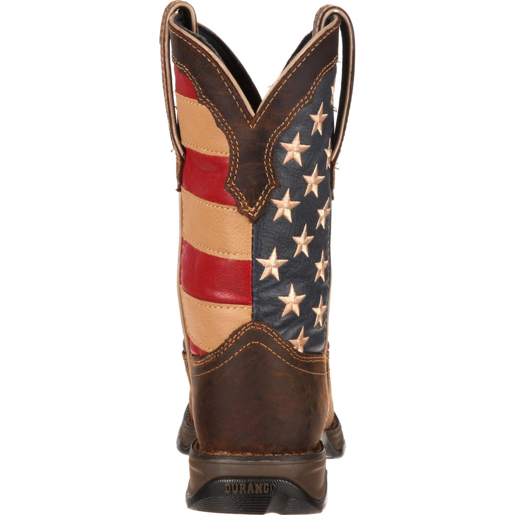 Women's Durango Lady Rebel USA Flag Boot (Brown) – Frontier Western Store