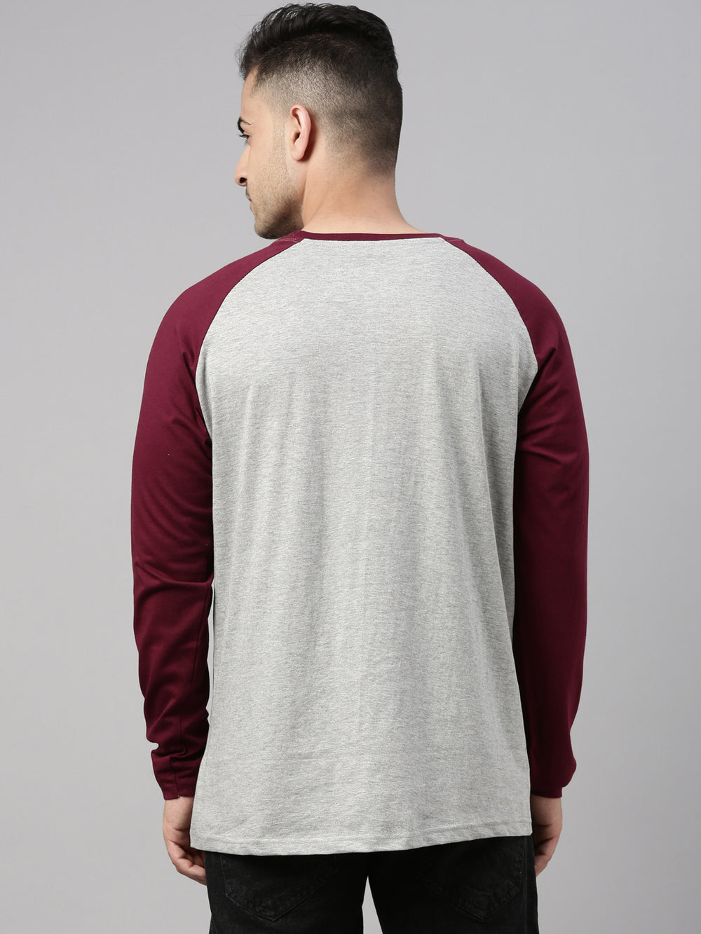 Maroon Solid Raglan T Shirt – Bushirt