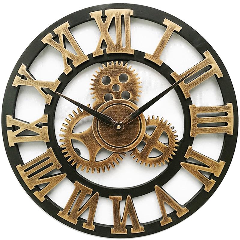 Horloge Murale Industrielle Vintage Horloge Design