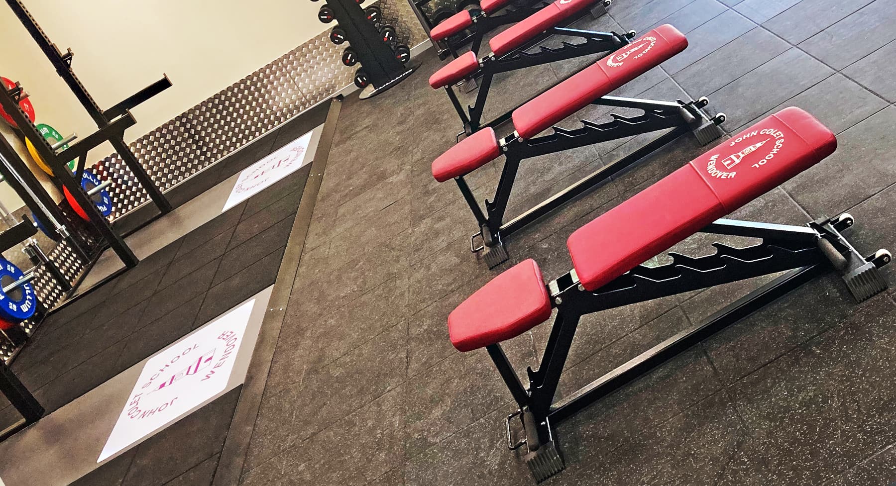 School gym install by Pullum