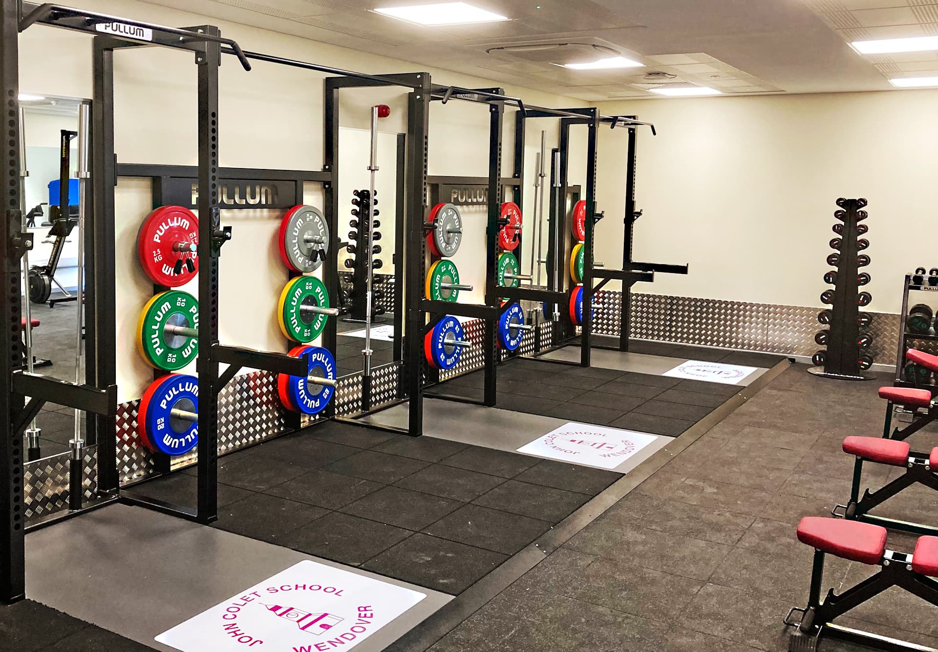 Space Saving Racks with Pullum Weight Discs