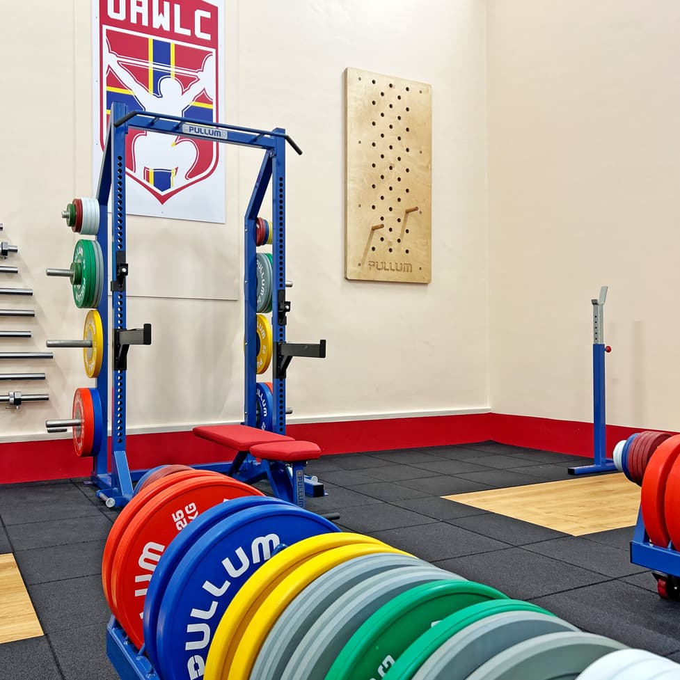 Downstairs after shot at Orkney Amateur Weightlifting Club