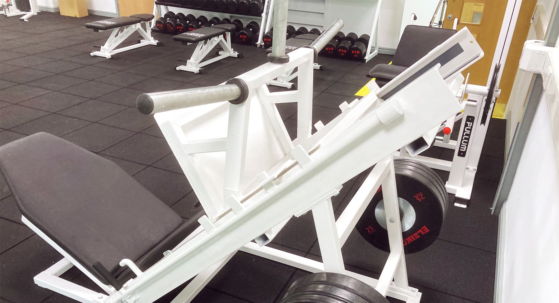 University gym equipment by Pullum