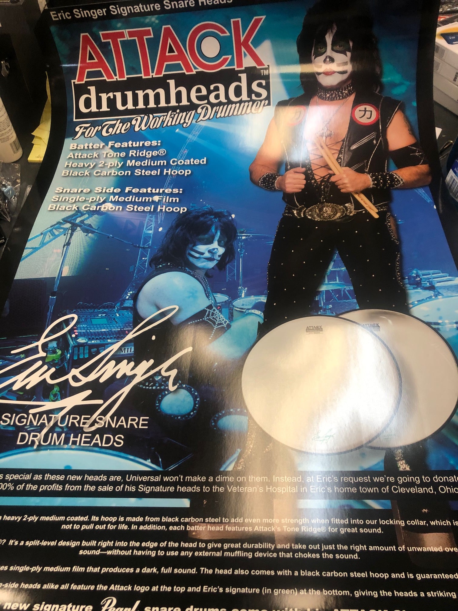 Eric Singer Signature - Attack Drumheads