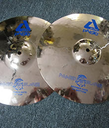 Paiste Alpha Series Nicko McBrain 14 Boomer Hi Hats | Drumming Deals