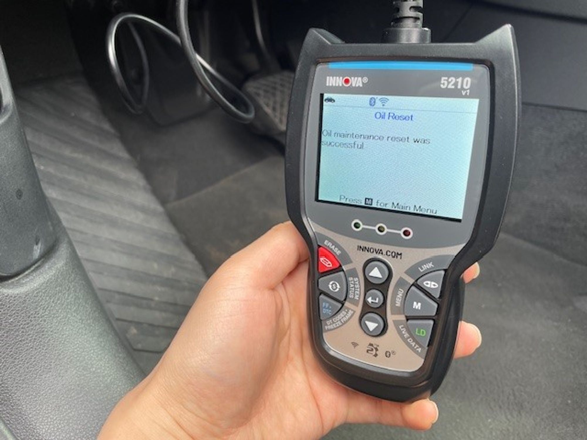 reset oil light audi 2018 using obd2 scanner