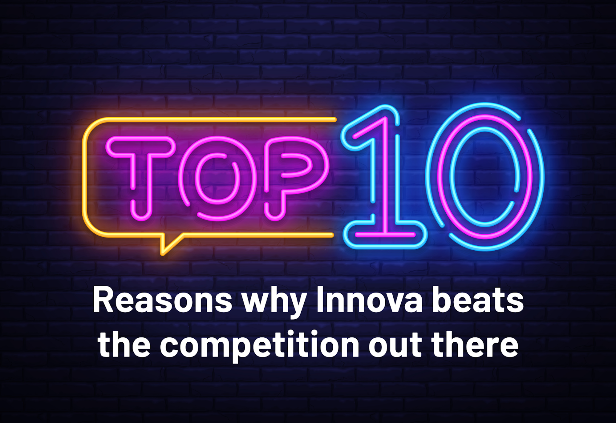 Top 10 Reasons why you should buy Innova scanners