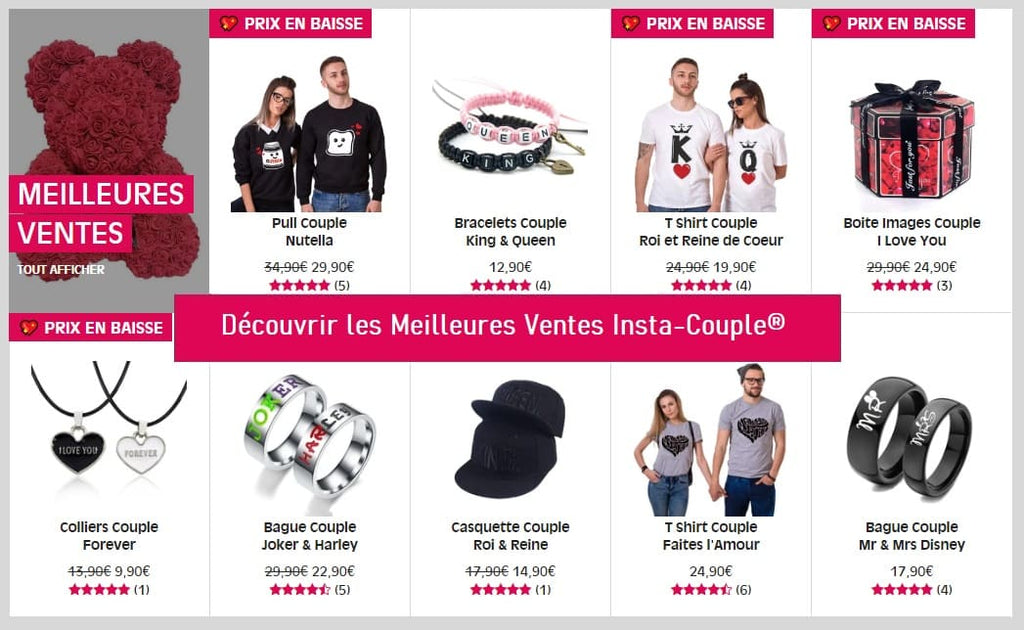 Collection Meilleures Ventes Insta-Couple