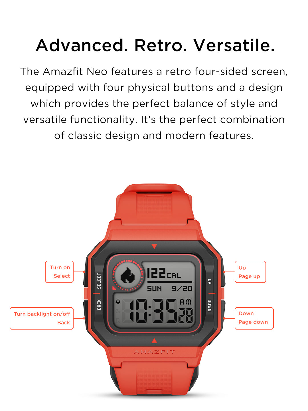 Amazfit Neo with Retro Look and 28 Days Battery Life – Amazfit India