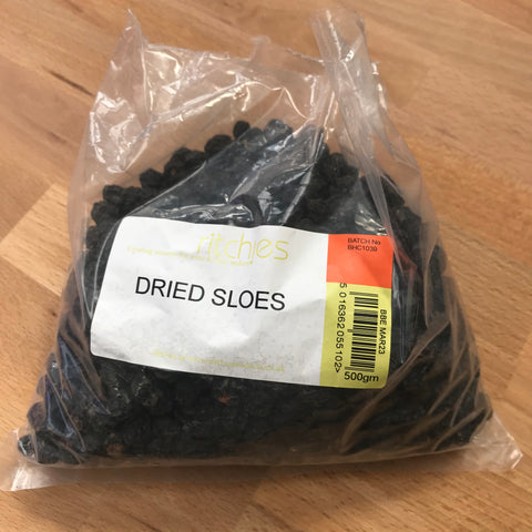 500g bag of dried sloes