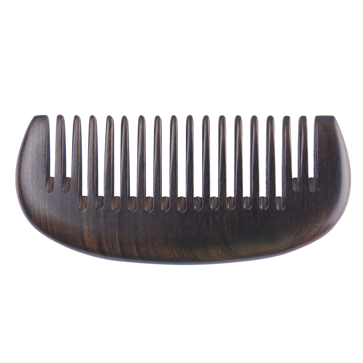 Breezelike No Static Small Chacate Preto Wood Pocket Comb with Painted ...
