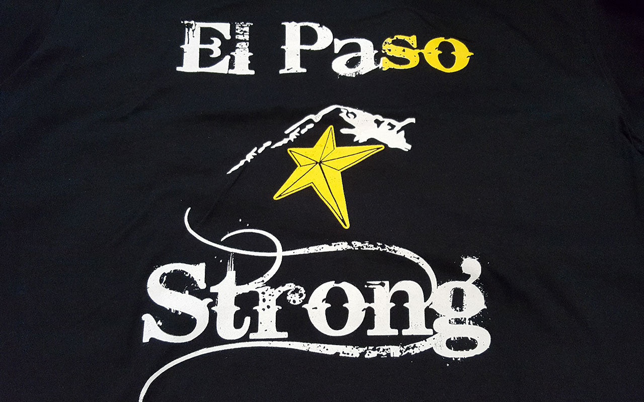 El Paso Strong T-Shirt - Distressed 2 Color – Metro Graphics