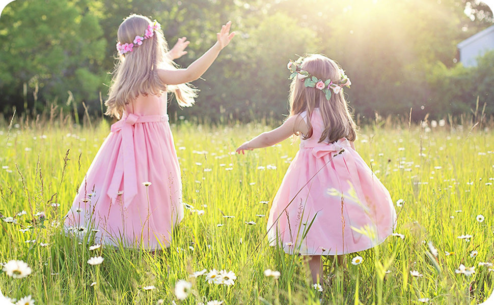 Girls in Field