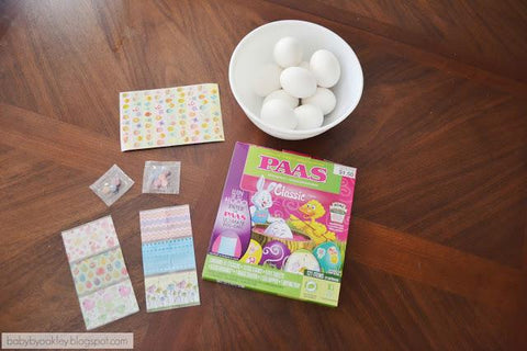 Paas Easter egg dyeing kit and stickers