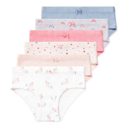 Lucky & Me Sophie Girls Briefs - Cotton Underwear 6 Pack (6 Years, Fairy  Wings): Clothing, Shoes & Jewelry 