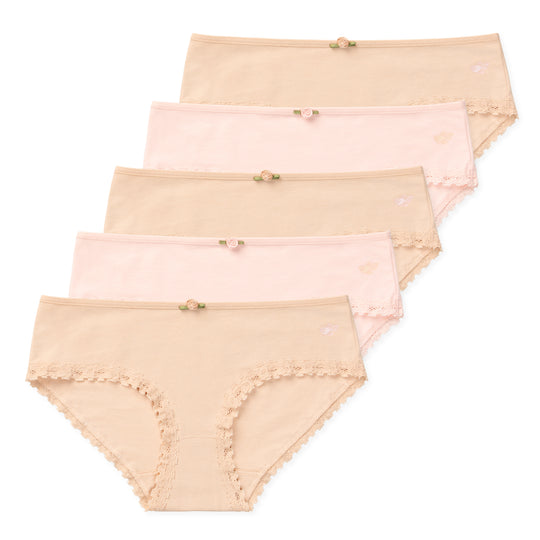 Tween Girl Lace-fitted Warm Underwear Set