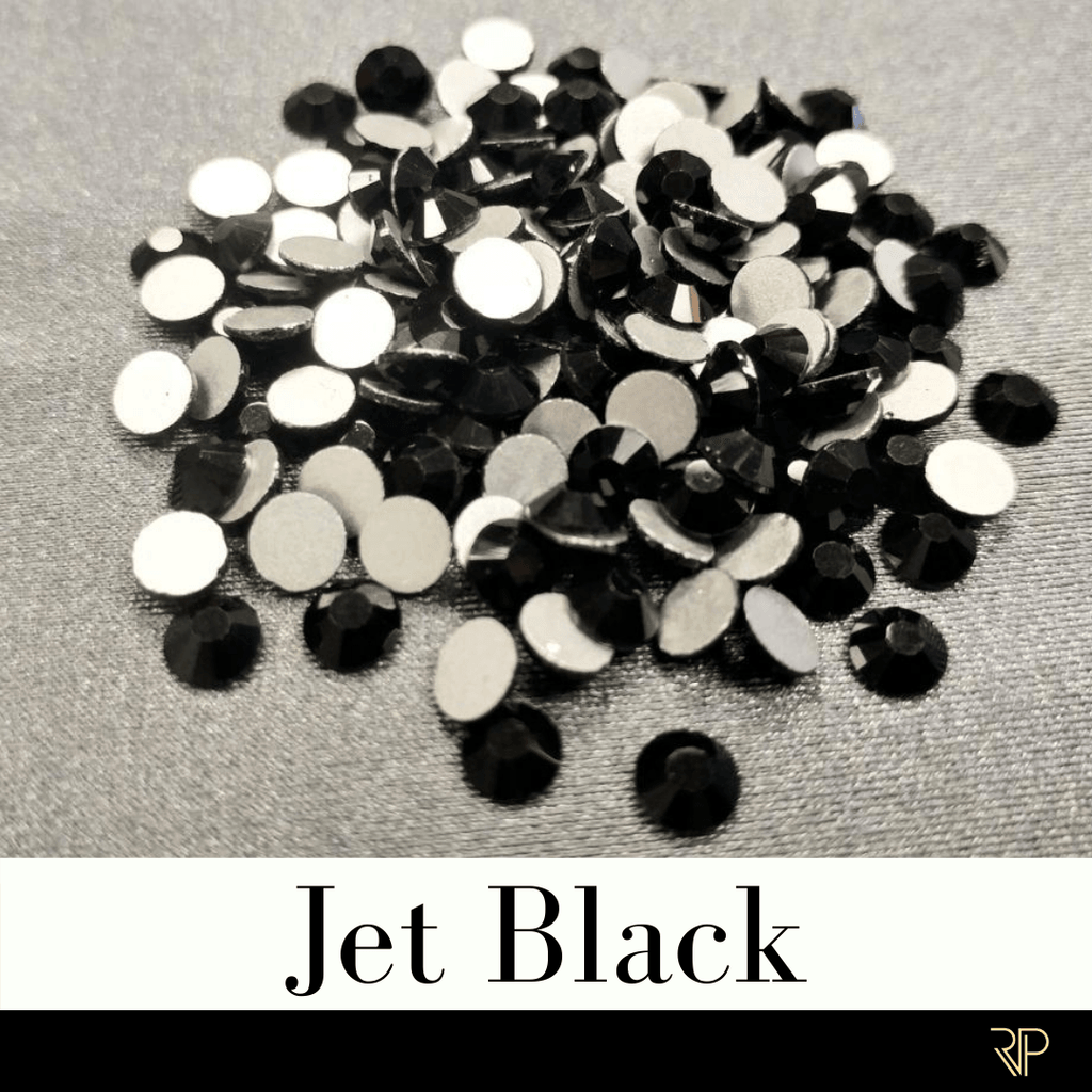 Clustered Jet Black Rhinestone Button (Made in Italy) – Britex Fabrics